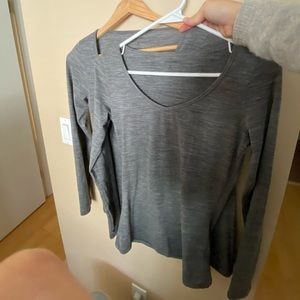 Ice breaker Siren merino base later tee size small women grey set of two